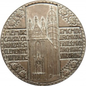 Polska/Czechy/Austria - medal kanonizacyjny C.M. Hofbauera, srebro, rzadki