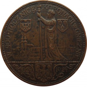 Polska, II RP, medal Bolesław Chrobry - król Polski w 900-tną rocznicę koronacji 1924