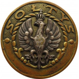 Polska, II RP, odznaka sołtysa, wyk. Bracia Łopieńscy, sygnowana