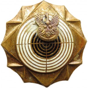 Polska, II RP, Złota Odznaka Strzelecka, wzór 1932