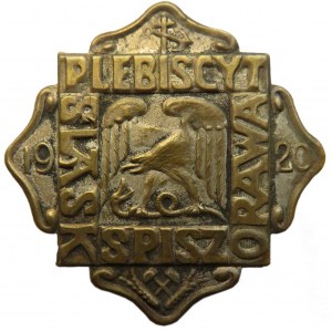 Polska, II RP, odznaka Plebiscytu Śląskiego 1920