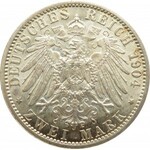 Niemcy, Hesja, 2 marki 1904, Berlin, 400-lecie urodzin ks. Filipa, UNC 