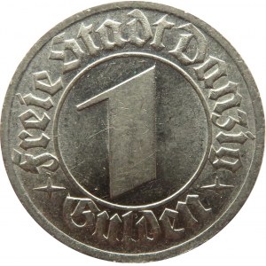 Wolne Miasto Gdańsk, 1 gulden 1932, Berlin, ładne