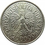 Polska, III RP, 200000 złotych 1992, konwoje 1939-1945, falsyfikat z epoki, cynk, rzadki