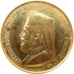 Cypr, Arcybiskup Makarios III, 1 funt 1966, UNC