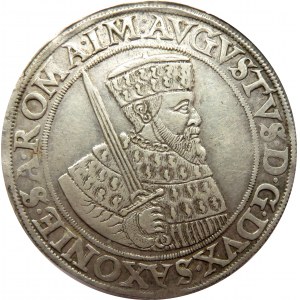 Niemcy, Saksonia, August, talar 1554, bardzo ładny