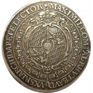 Niemcy, Bawaria, Maximilian, talar 1625, Monachium, bardzo ładny