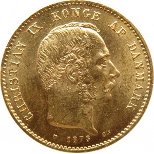 Dania, Christian IX, 20 koron 1873 CS, UNC