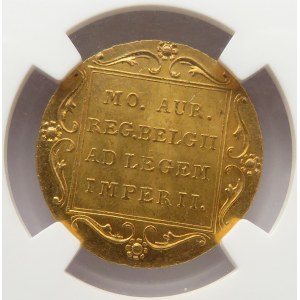 Rosja, dukat 1849, typu holenderskiego, Petersburg NGC MS63