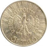 Polska, II RP, Józef Piłsudski, 5 złotych 1938, UNC