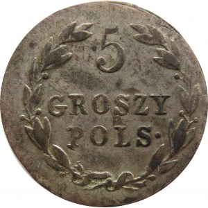 Aleksander I, 5 groszy 1819 I.B., Warszawa, ładne