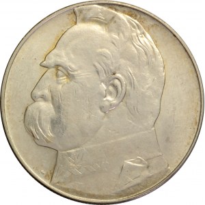 Polska, II RP, Józef Piłsudski, 10 złotych 1938, UNC-