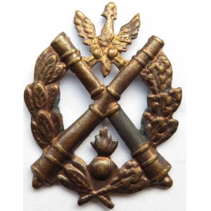 Polska, II RP, dwie odznaki korpusów osobowych, artyleria i kawaleria