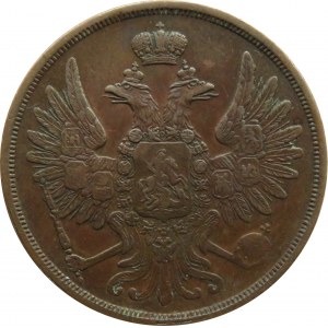 Aleksander II, 2 kopiejki 1856 B.M., Warszawa, ładne