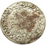 Zygmunt II August, grosz na stopę polską, 1566, herb Jastrzębiec, bardzo rzadki