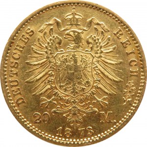 Niemcy, Saksonia, Johann, 20 marek 1873 E, Muldenhütten