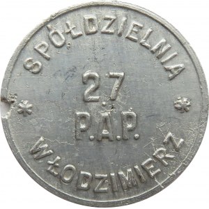 Polska, II RP, 27 PAP, Włodzimierz, 1 złoty, rzadkie