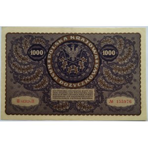 Polska, II RP, 1000 marek 1919, III seria B