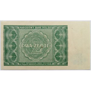 Polska, 2 złote 1946, bez oznaczenia serii, UNC