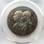 Niemcy, Meklemburgia-Schwerin 3 marki 1915, PCGS PR62DCAM