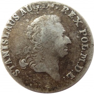Stanisław A. Poniatowski, 4 grosze srebrne (złotówka) 1767 FS, Warszawa