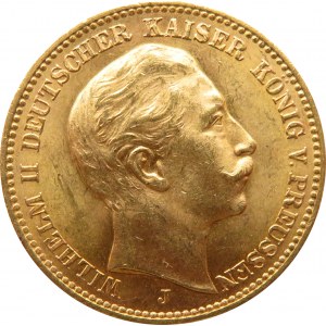 Niemcy, Prusy, Wilhelm II, 20 marek 1905 J, Hamburg