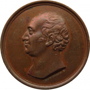 Polska, XIX wiek, Poznań, Zerboni do Sposetti 1825, medal Iachtmanna, rzadki