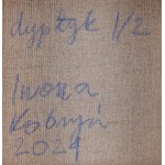 Iwona Kobryń (ur. 1966, Warszawa), Bez tytułu, dyptyk, 2024