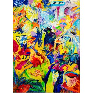 Iwona Golor (née en 1981, Tarnowskie Góry), Le jardin, 2021