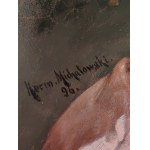 Herman V. Michalowski (1860-1903), Portrait of a young beauty, 1896
