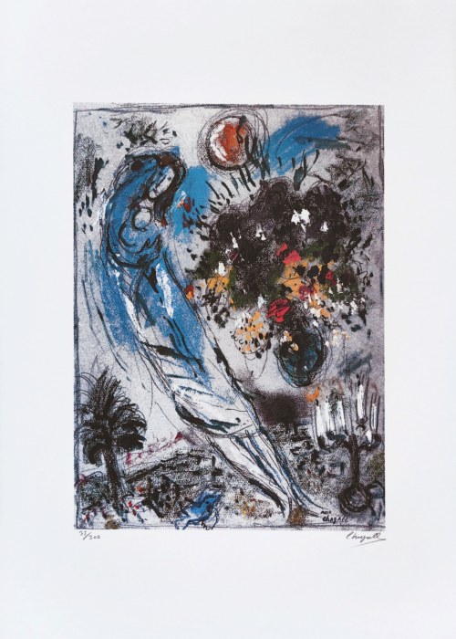 Marc Chagall (1887-1985), Miłość do księżyca