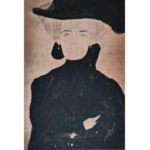 Gustav Klimt (1862-1918), Kobieta w kapeluszu