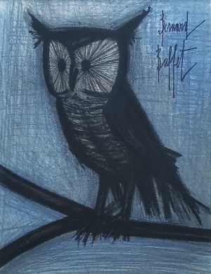 Bernard Buffet (1928-1999), Small owl, 1967