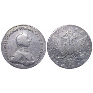 Russian Empire, 1 Rouble, 1762 year, MMD-DM, PCGS, VF Detail
