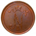 Russian Empire, Finland, 10 Pennia, 1913 year, NGC, MS 63 BN