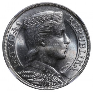 Latvia, 5 Lati, 1931 year, NGC, MS 62