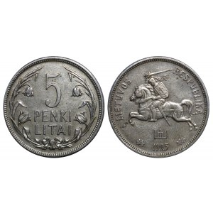 Lithuania, 5 Litai, 1925 year