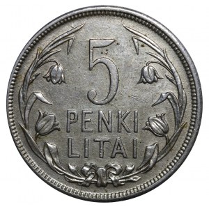 Lithuania, 5 Litai, 1925 year