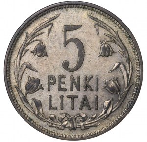 Lithuania, 5 Litai, 1925 year