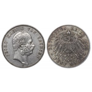 Kingdom of Saxony, 5 Mark, 1903 year, E