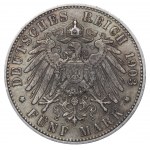 Kingdom of Saxony, 5 Mark, 1903 year, E