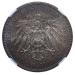 Kingdom of Saxony, 5 Mark, 1909 year, 500th Anniversary of Leipzig University, NGC, MS 65