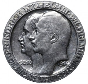 Kingdom of Prussia, 3 Mark, 1910 year, A, 100th Anniversary of the University of Berlin