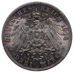 Anhalt-Dessau, 3 Mark, 1914 year, A, 25th Anniversary of the Wedding of Duke Friedrich II. of Anhalt and Duchess Marie of Baden