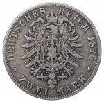 Kingdom of Prussia, 2 Marks, 1876 year, A