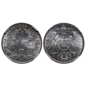 Germany, 1 Mark, 1911 year, A, NGC, MS 64