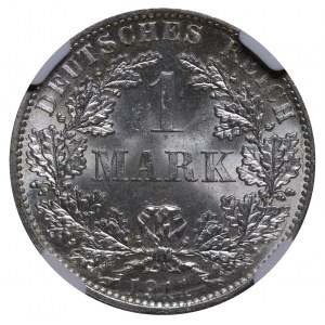 Germany, 1 Mark, 1911 year, A, NGC, MS 64