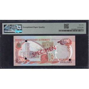 Bermuda, 100 Dollar, 2000, Exemplar, Gem UNC 66, TOP POP