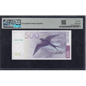 Estonia, 500 Krooni, 2000, Gem UNC 66 EPQ