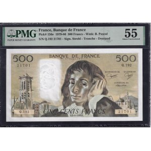 France, 500 Francs, 1979-1986, About UNC 55